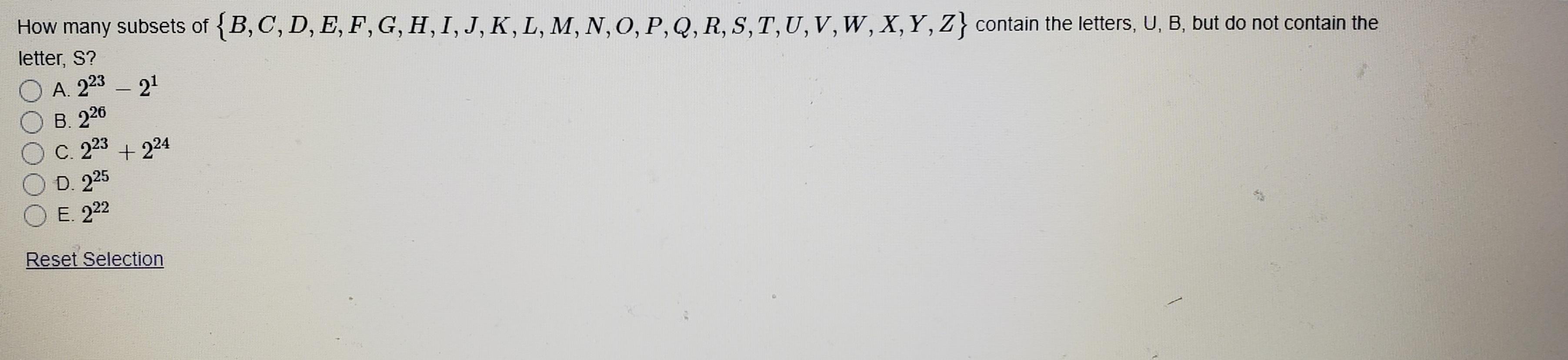 Solved How Many Subsets Of B C D E F G H I J K L Chegg Com