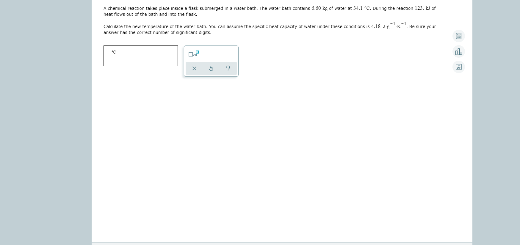 Solved A chemical reaction takes place inside a flask
