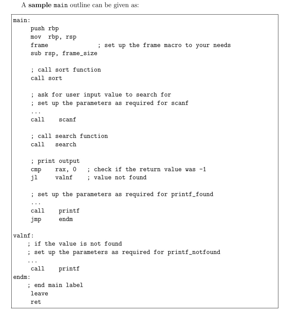 Solved Question 2 - main. The main function should do the | Chegg.com