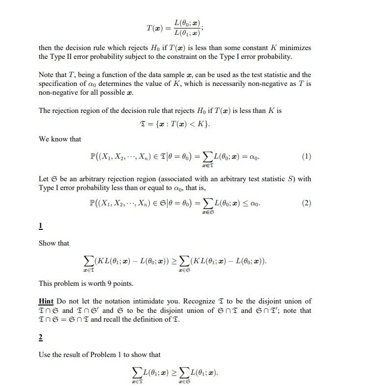 Solved Suppose an experiment and a sample size are fixed and | Chegg.com