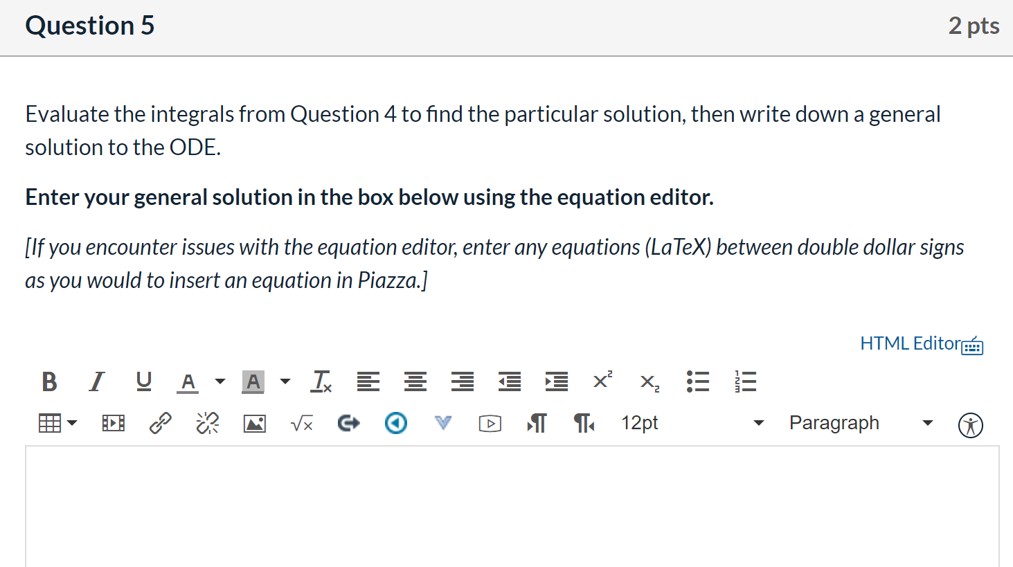 Solved Question 1 3 pts and A third-order linear, | Chegg.com