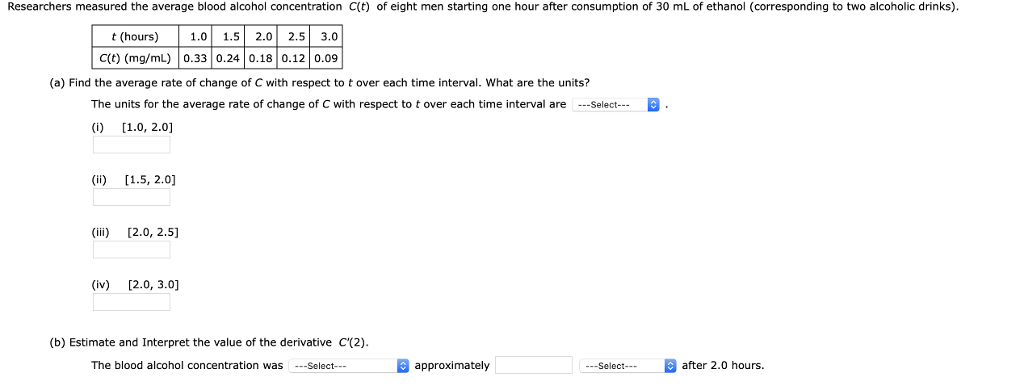 solved-researchers-measured-the-average-blood-alcohol-chegg