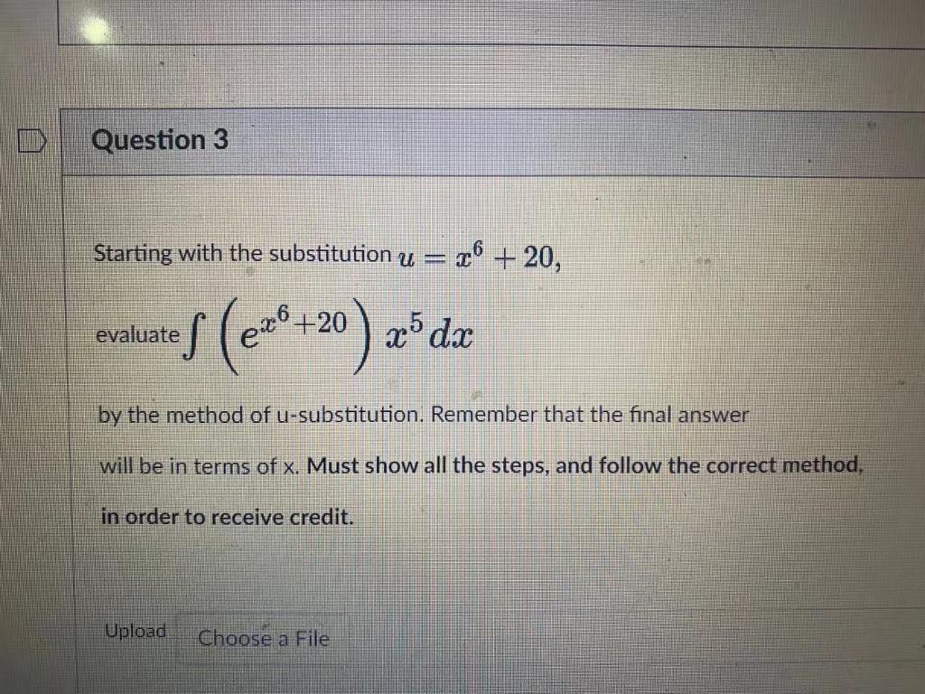 26 u substitution homework answers