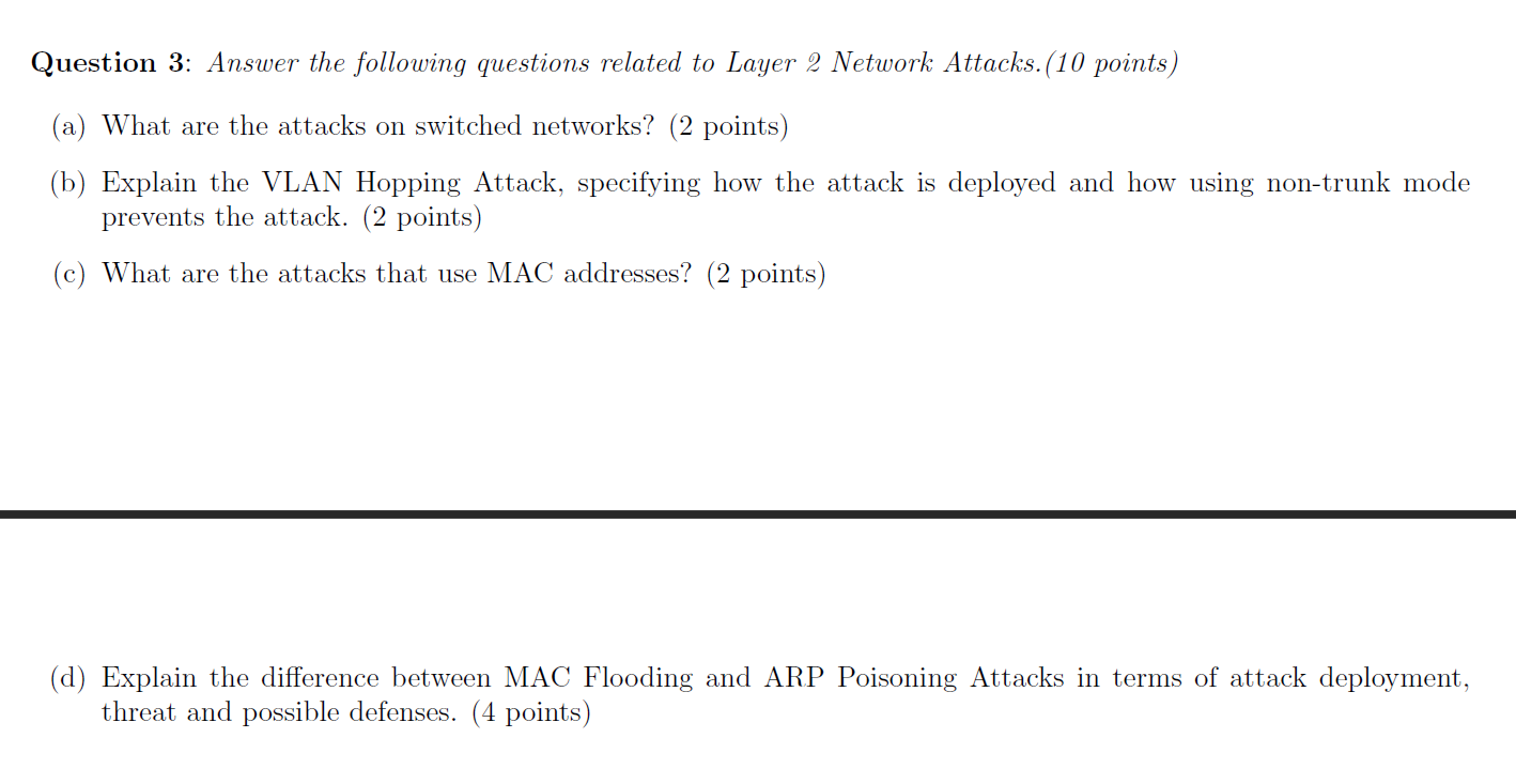 Question 3: Answer the following questions related to | Chegg.com