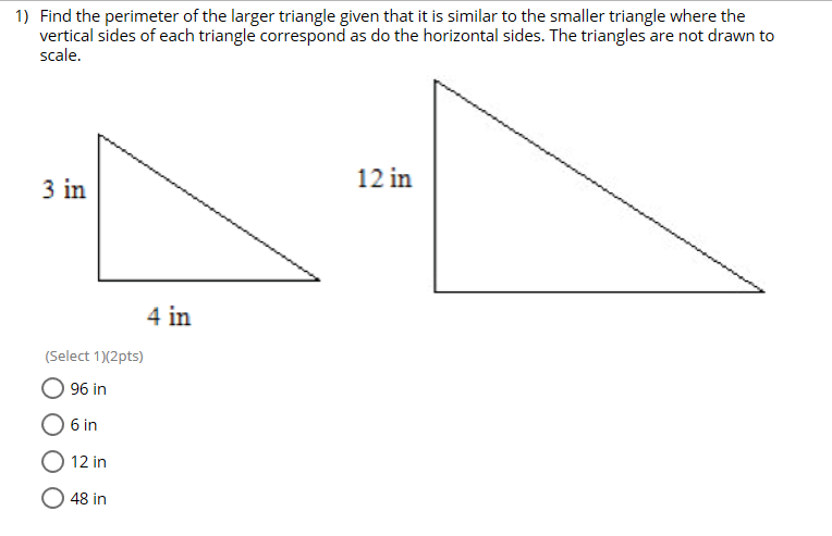 how to find perimeter of triangle with 2 sides