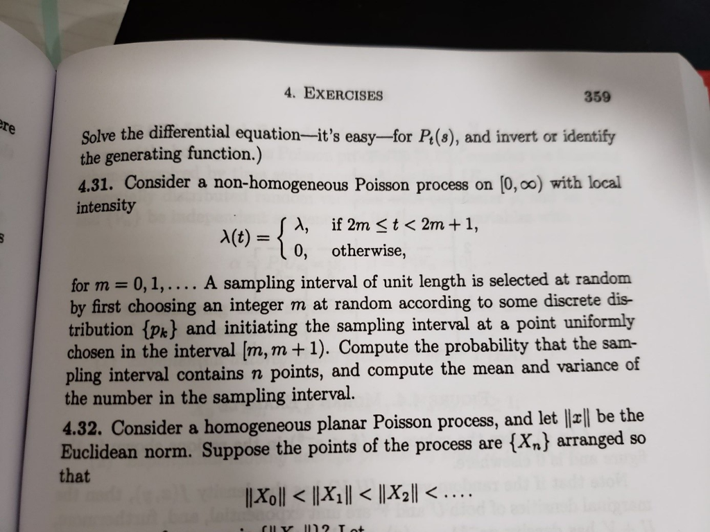 ere 4. EXERCISES 359 Solve the differential | Chegg.com