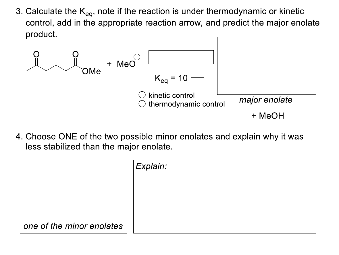Keq Explained Solved 3. Calculate the Keq, note if the reaction is under | Chegg.com