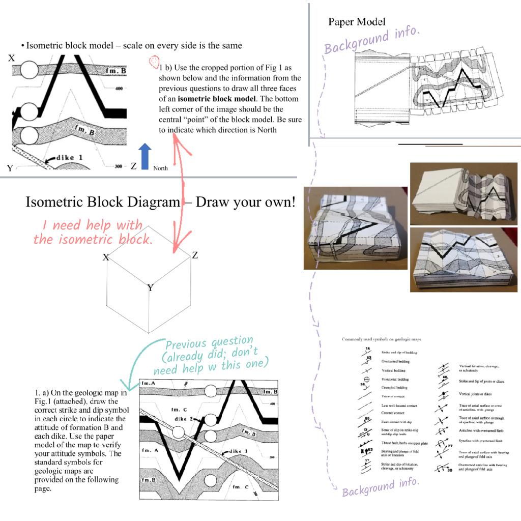 Paper Model • Isometric block model - scale on every | Chegg.com