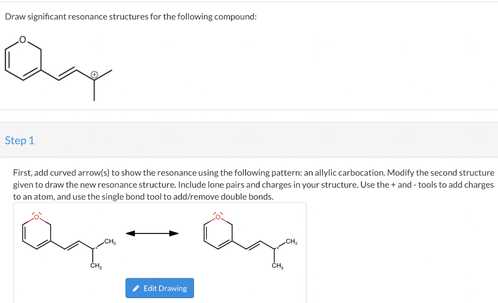 [Solved] Draw significant resonance structures for the fo