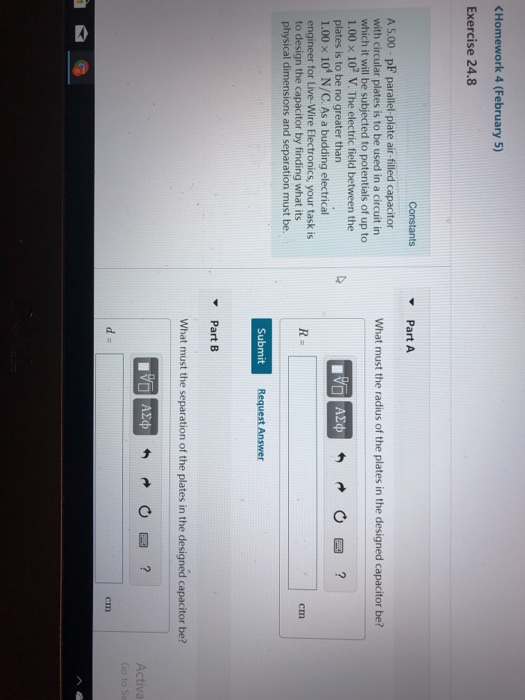 Solved KHomework 4 (February 5) Exercise 24.8 Constants | Chegg.com