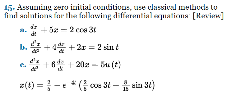 solved-15-assuming-zero-initial-conditions-use-classical-chegg