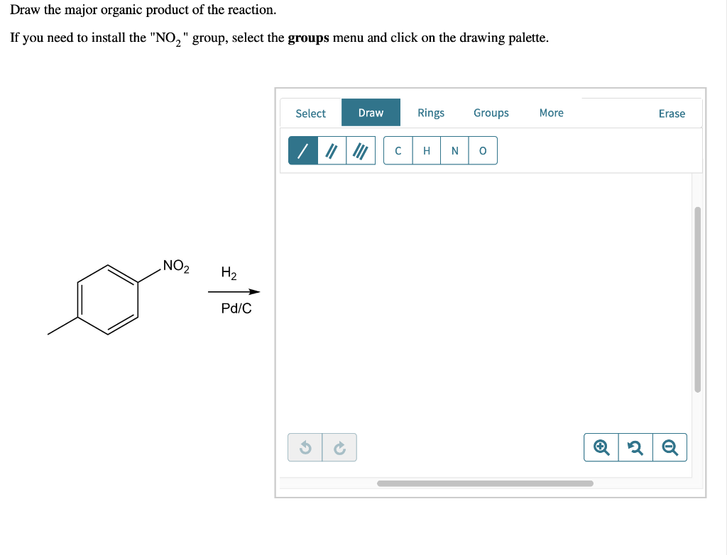 Solved Draw The Major Organic Product Of The Reaction. If 