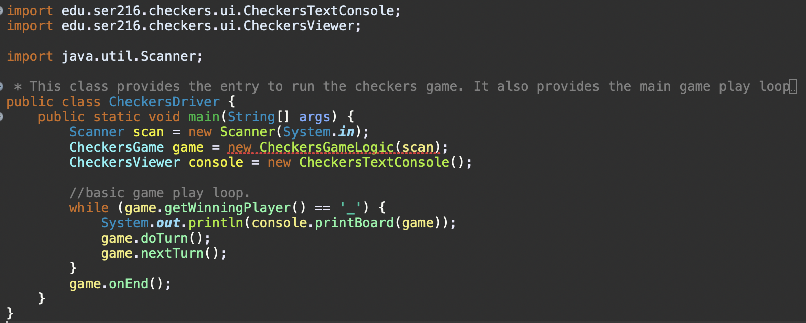 Solved I need to create a checkers game in Java Please | Chegg.com