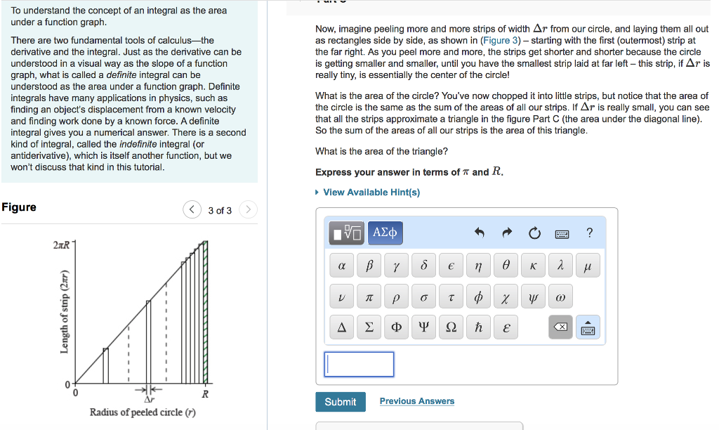 Solved To understand the concept of an integral as the area