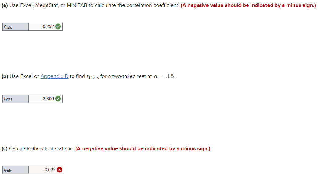 Solved Using the data given in the table below, answer the | Chegg.com