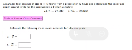 Solved The control limits for a c-chart was reported as the | Chegg.com