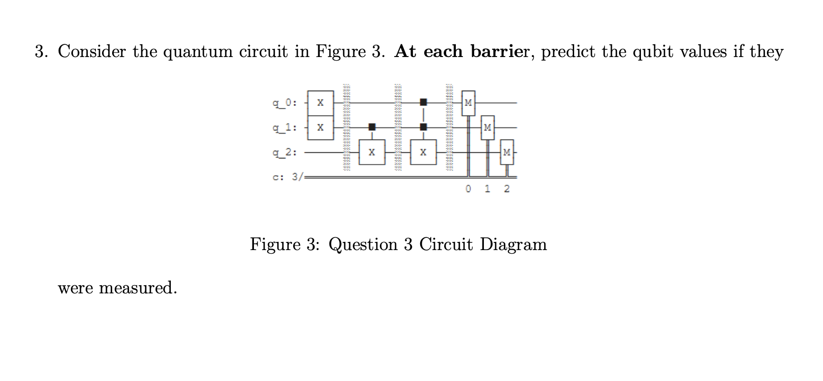 Solved 1. Consider The Quantum Circuit In Figure 1. At Each | Chegg.com