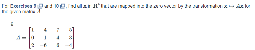 Solved 1. Suppose T:R5→R2 and T(x)=Ax for some matrix A and | Chegg.com