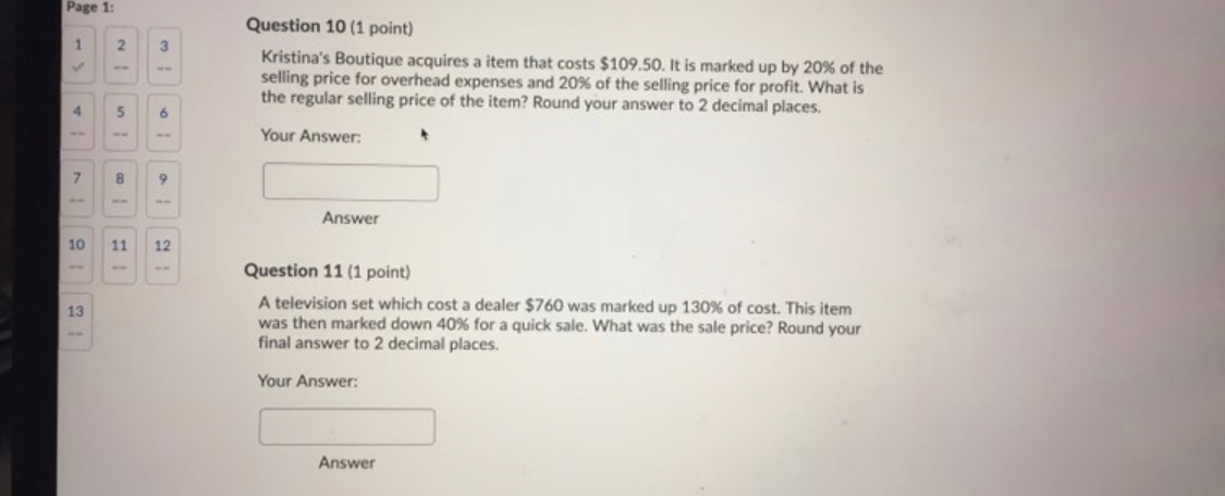 Solved please help me out asap! i need to do well in this | Chegg.com