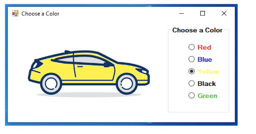 Solved Using C#, create a Windows Form Application using the | Chegg.com