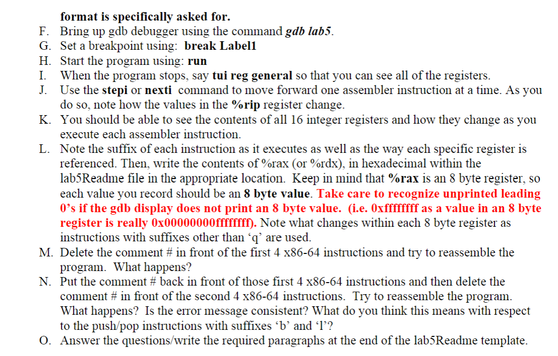 Solved LAB DESCRIPTION 1. From Bryant/O'Halloran Textbook, | Chegg.com