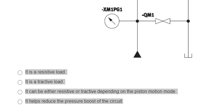 Solved For The Hydraulic Circuit Shown Below, Which | Chegg.com