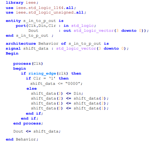 Solved Rewrite the VHDL code from picture attached so that | Chegg.com