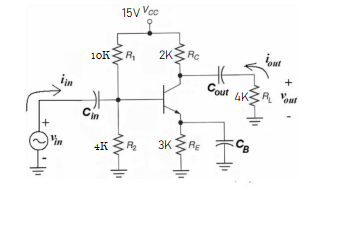 Solved Find the value of re in the circuit given below. Draw | Chegg.com