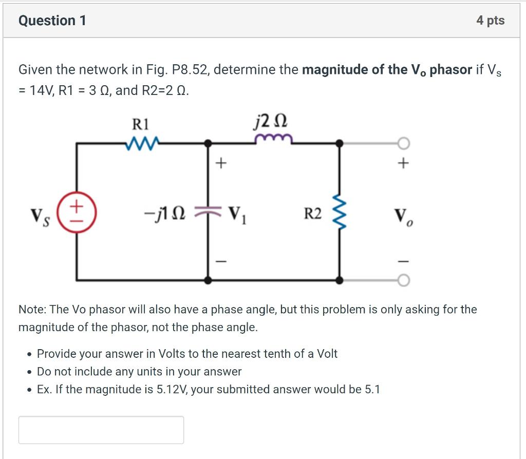 Solved Given The Network In Fig. P8.52, Determine The | Chegg.com