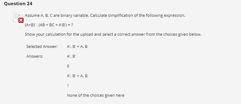 Solved Question 24 Assume A, B, C Are Binary Variable. | Chegg.com