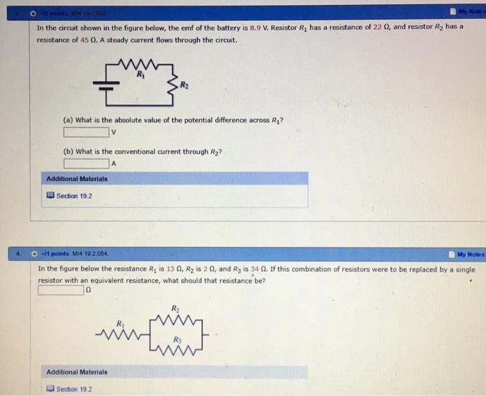 Solved In the circuit shown in the figure below, the emf of