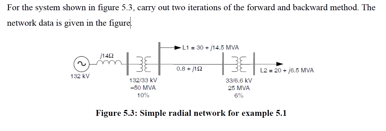Solved For the system shown in figure 5.3, carry out two | Chegg.com