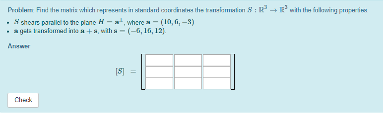 Solved Problem Find The Matrix Which Represents In Standard Chegg Solved Problem Find The Matrix Which Represents In Standard Chegg
