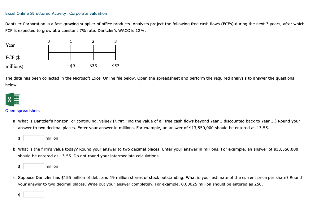 solved-excel-online-structured-activity-corporate-valuation-chegg