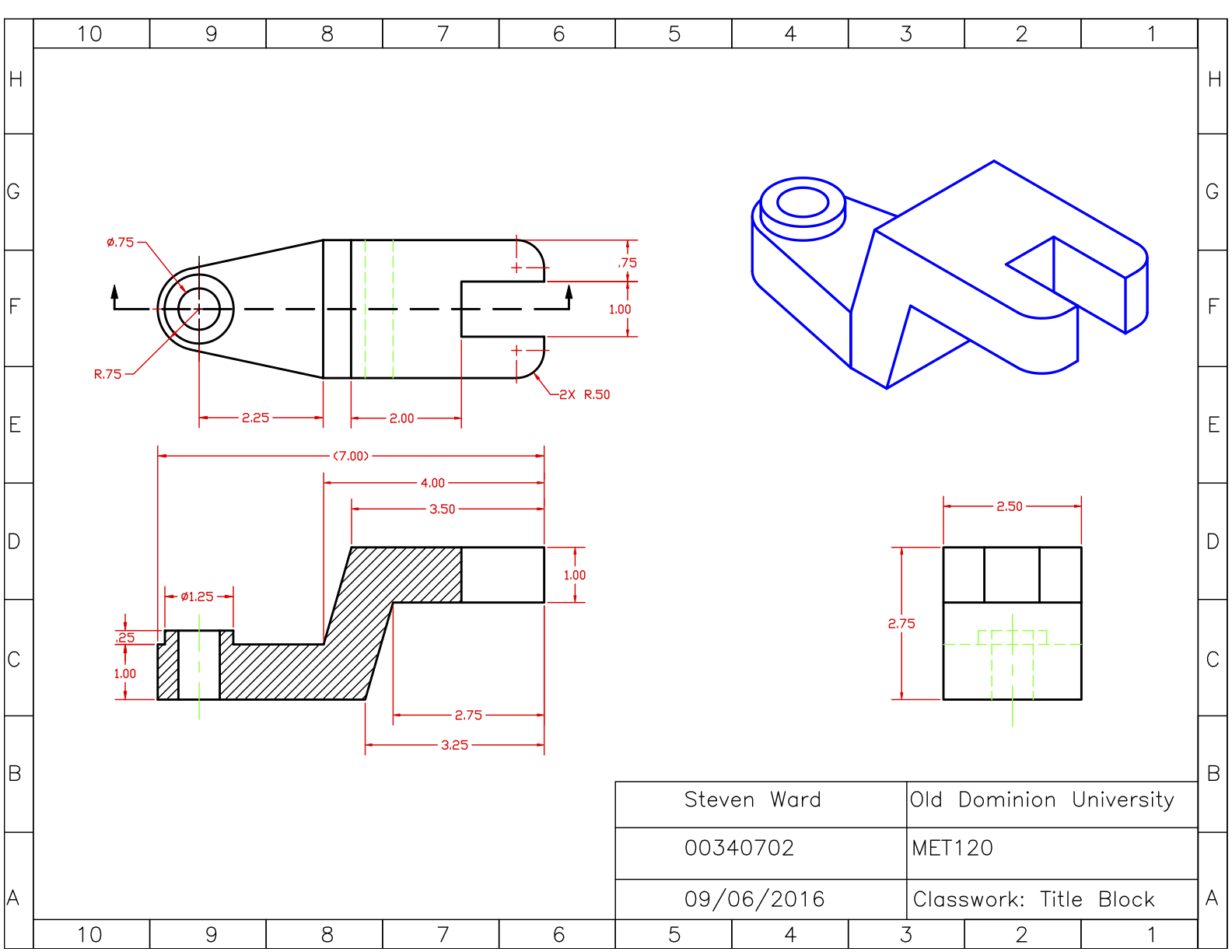 Solved Please draw in AutoCAD and attach .dwg file link | Chegg.com