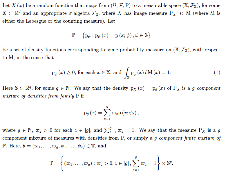 Solved Let X(ω) be a random function that maps from (Ω,F,P) | Chegg.com