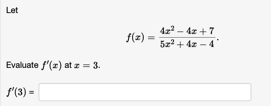f x 2x 4 3x 5