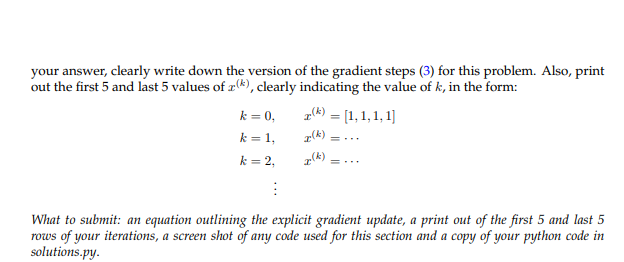 Question 2. Gradient Based Optimization In This | Chegg.com