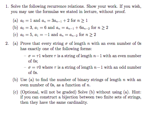 Solved 1- Use the following string