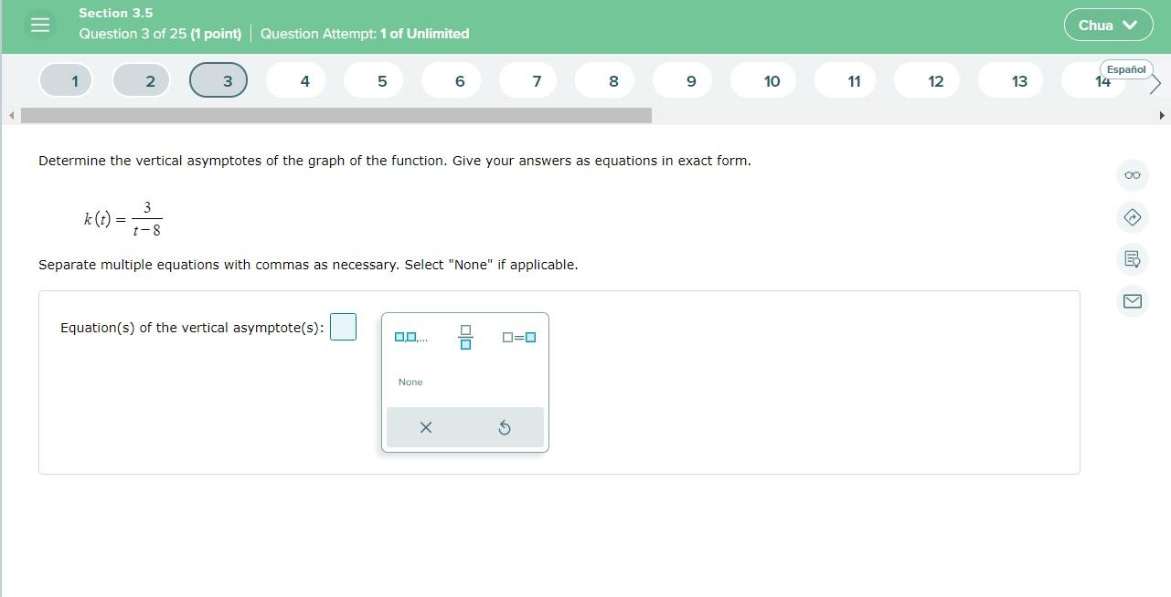 Solved = Section 3.5 Question 3 of 25 (1 point) Question | Chegg.com