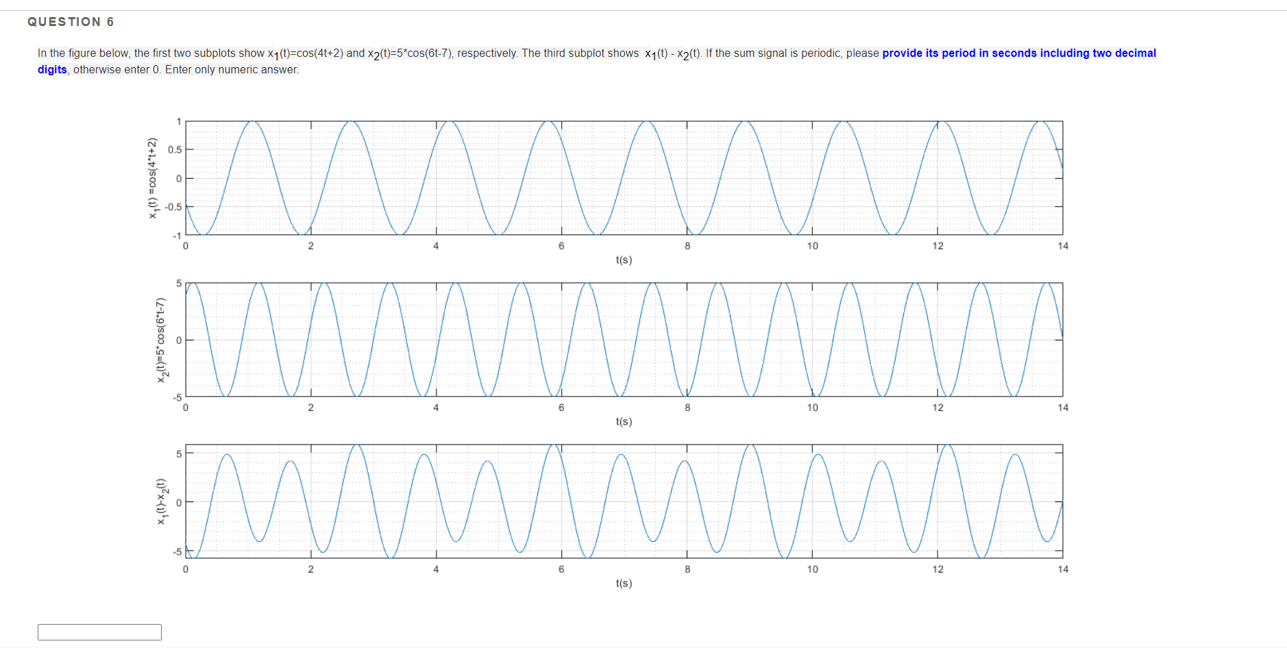 Solved QUESTION 6 In the figure below, the first two | Chegg.com