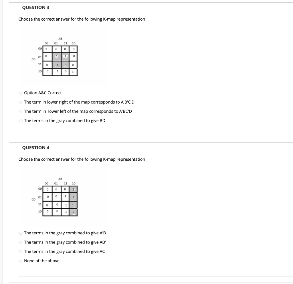 Solved QUESTION 1 Choose The Correct Answer For The | Chegg.com