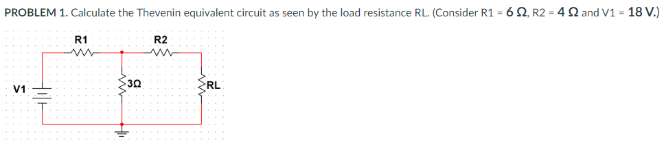 Solved PROBLEM 1. ﻿Calculate the Thevenin equivalent circuit | Chegg.com