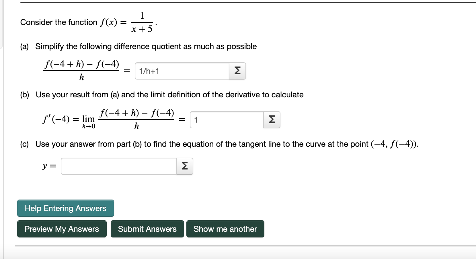 Solved 1 Consider the function f(x): = x + 5 (a) Simplify | Chegg.com