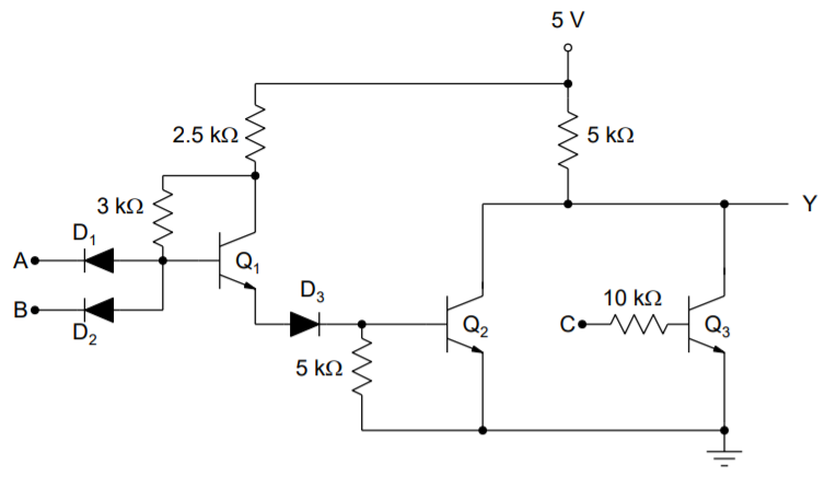 Solved -find Dc Voltages Of V Input High(voh) And V 