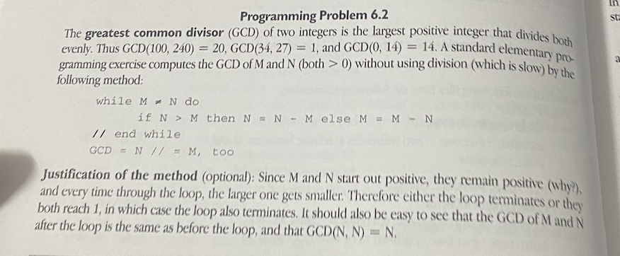 in St. The greatest common divisor (GCD) of two | Chegg.com