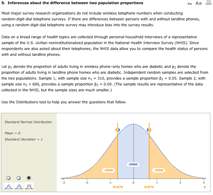 Solved 5. Inferences about the difference between two | Chegg.com
