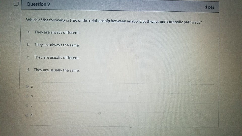 Solved Question 9 1 pts Which of the following is true of | Chegg.com
