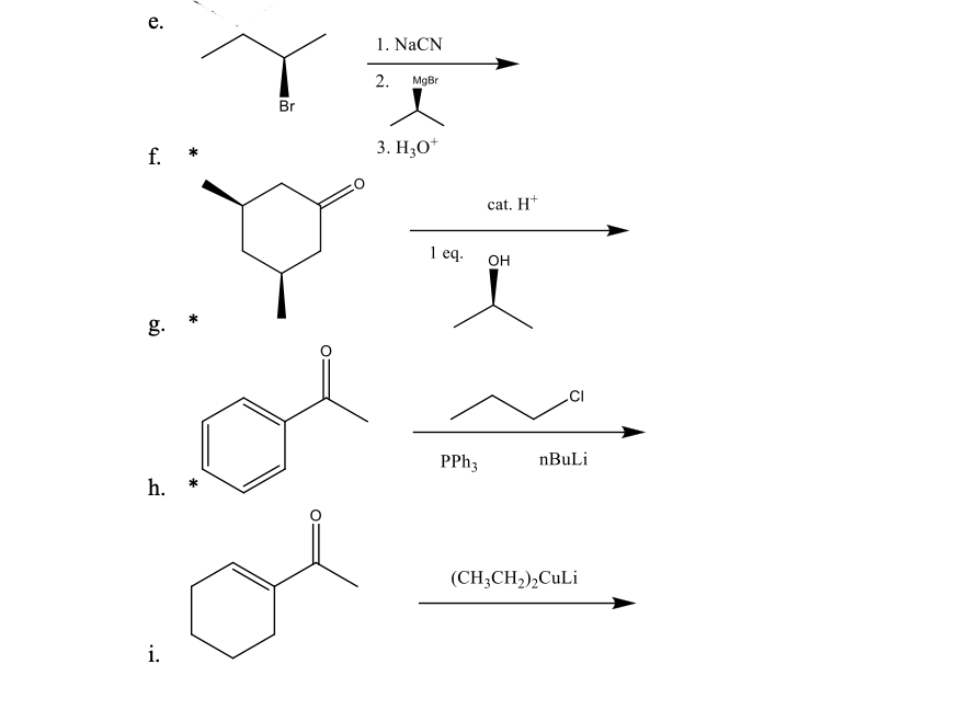 Solved Draw the products for the reactions. Please also show | Chegg.com