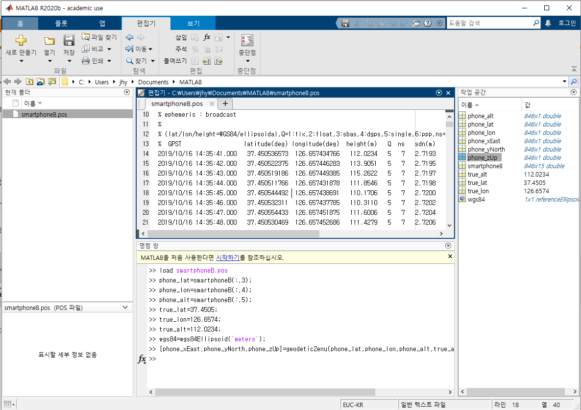 Solved MATLAB R2020b - academic use X 플롯 편집기 보기 0 | 도움말 ...